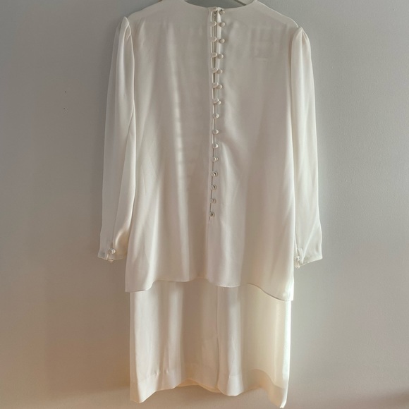 70s The French Fact creamy white dress - Picture 5 of 7